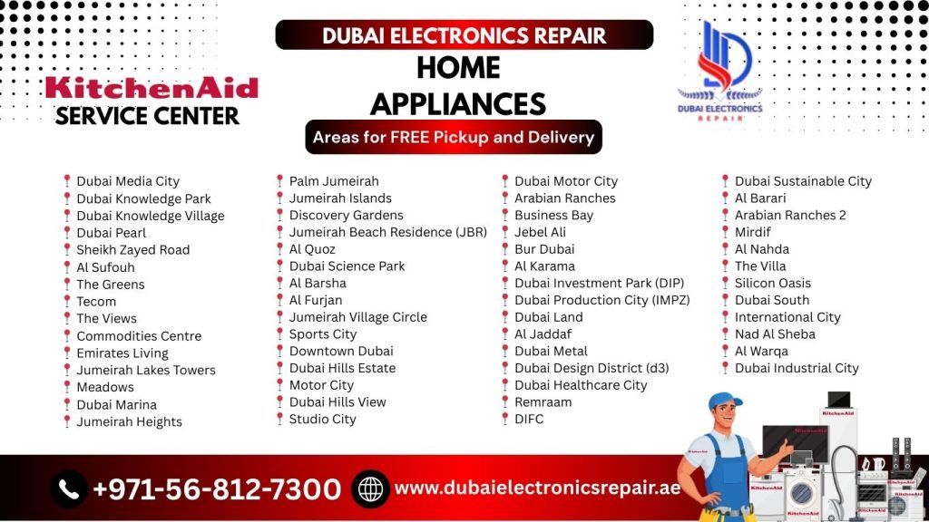 KitchenAid Service Center in Tecom Dubai