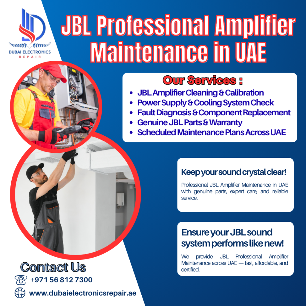 JBL Professional Amplifier Maintenance in UAE