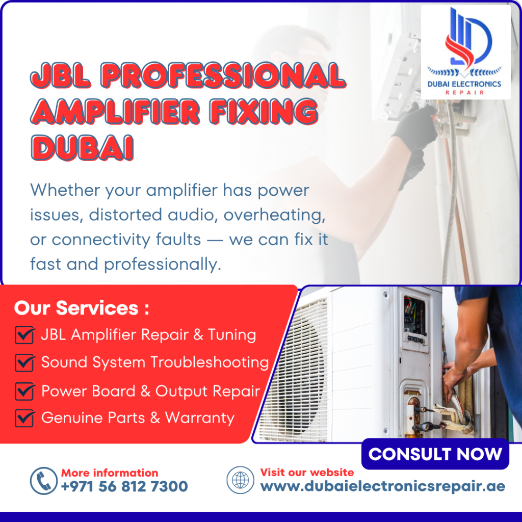 JBL Professional Amplifier Fixing Dubai