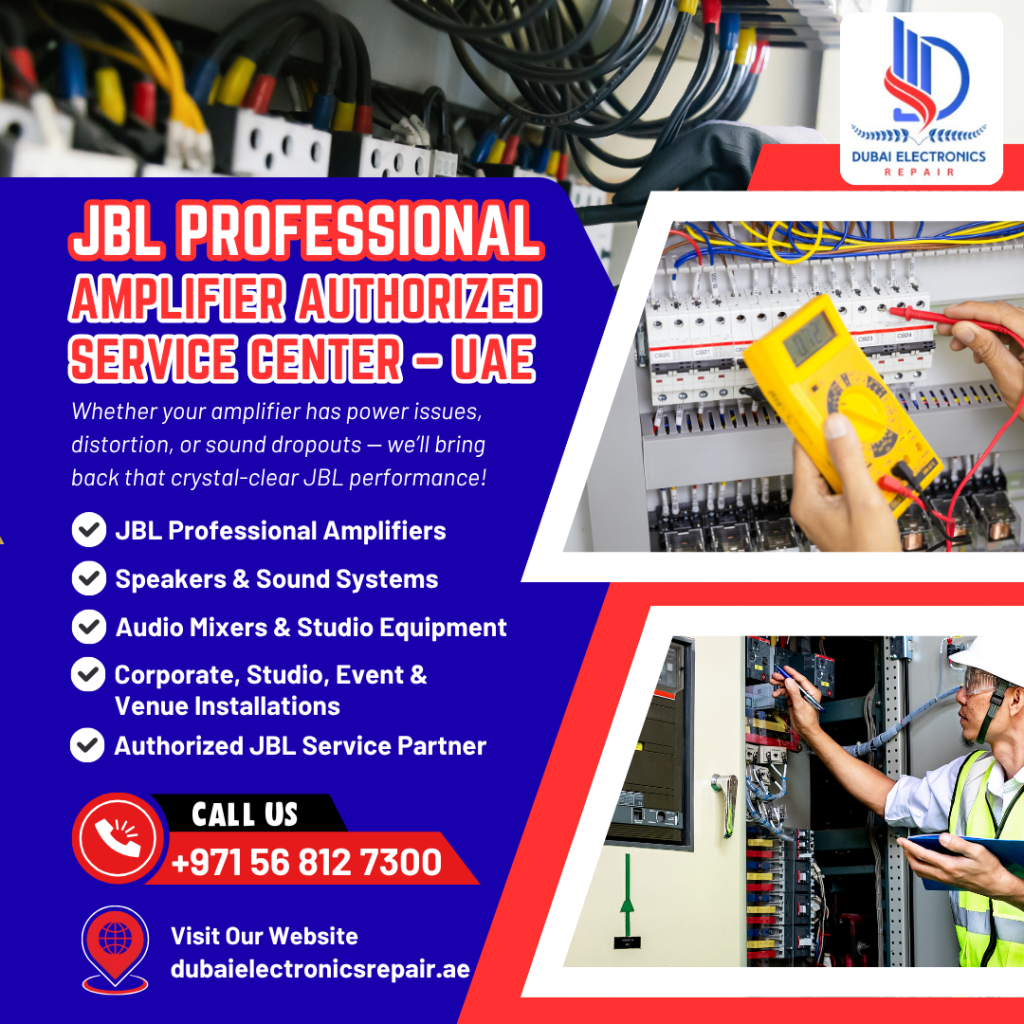 JBL Professional Amplifier Authorized Service Center UAE