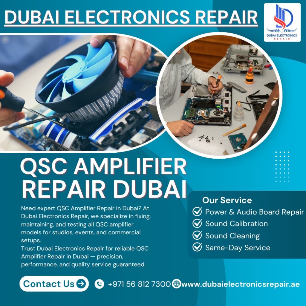 QSC Amplifier Repair Dubai