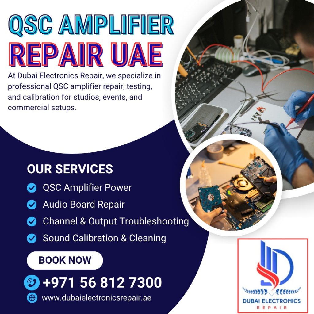 QSC Amplifier Repair UAE