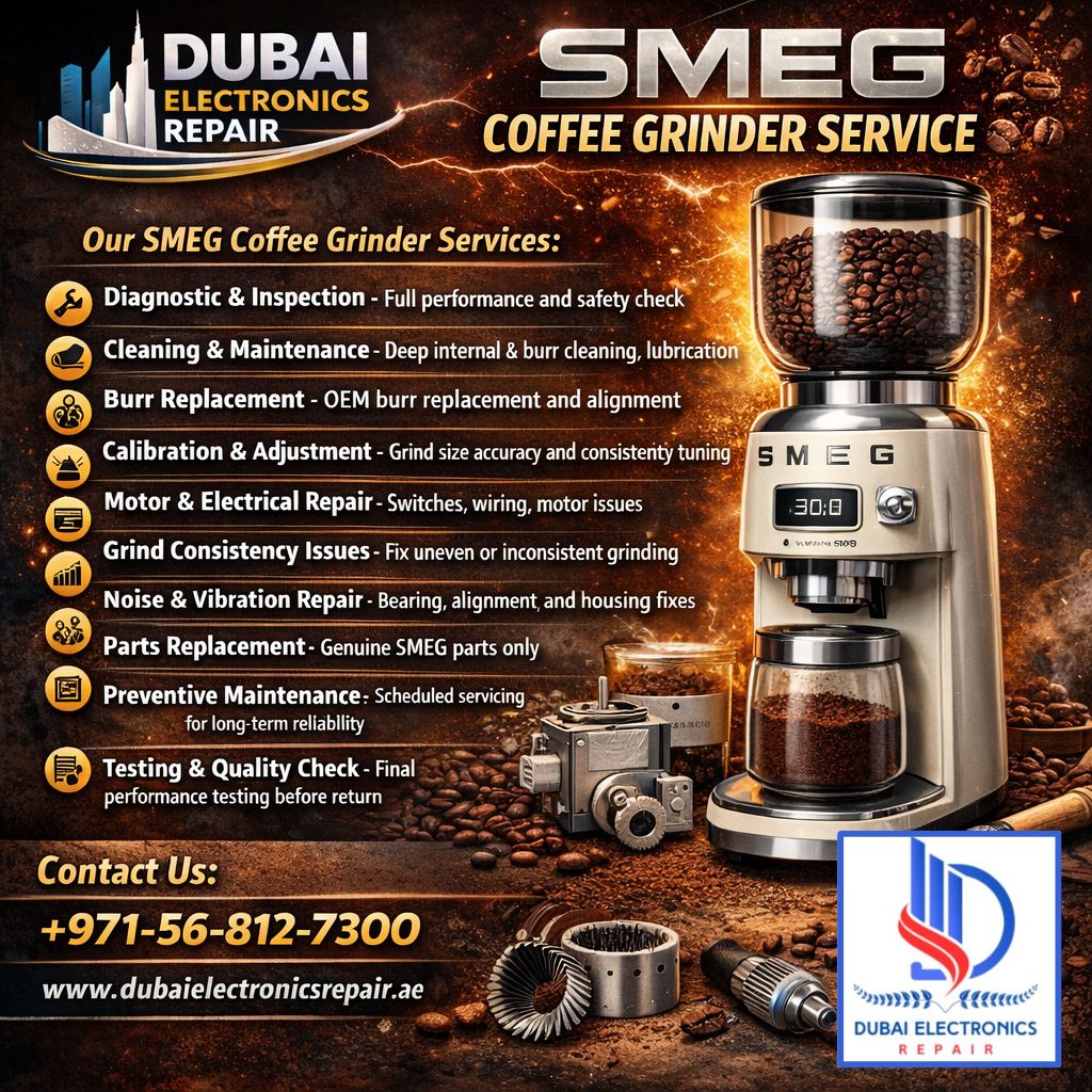 SMEG coffee grinder service
