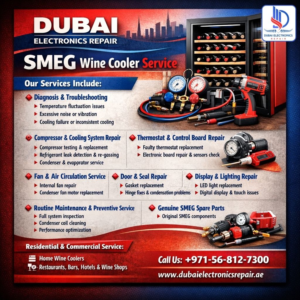 SMEG wine cooler service