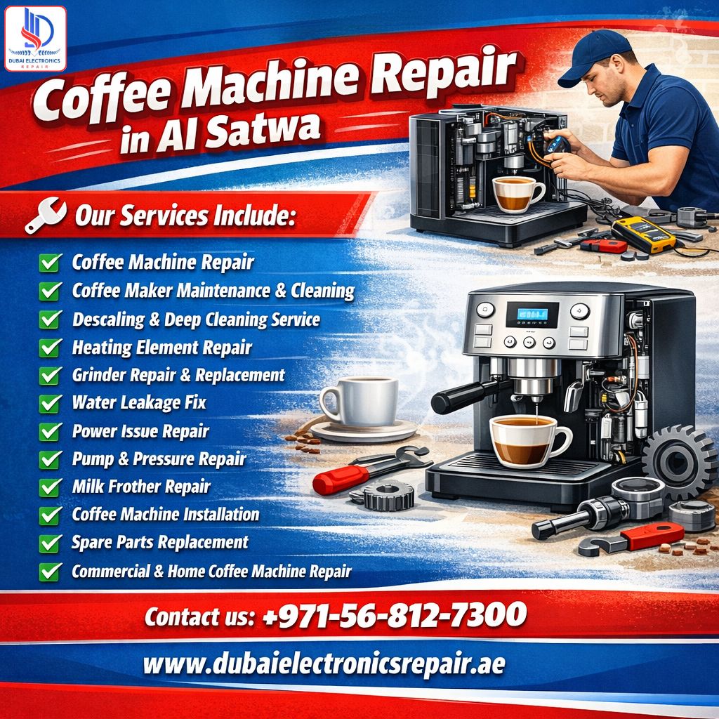 Coffee Machine Repair in Al Satwa