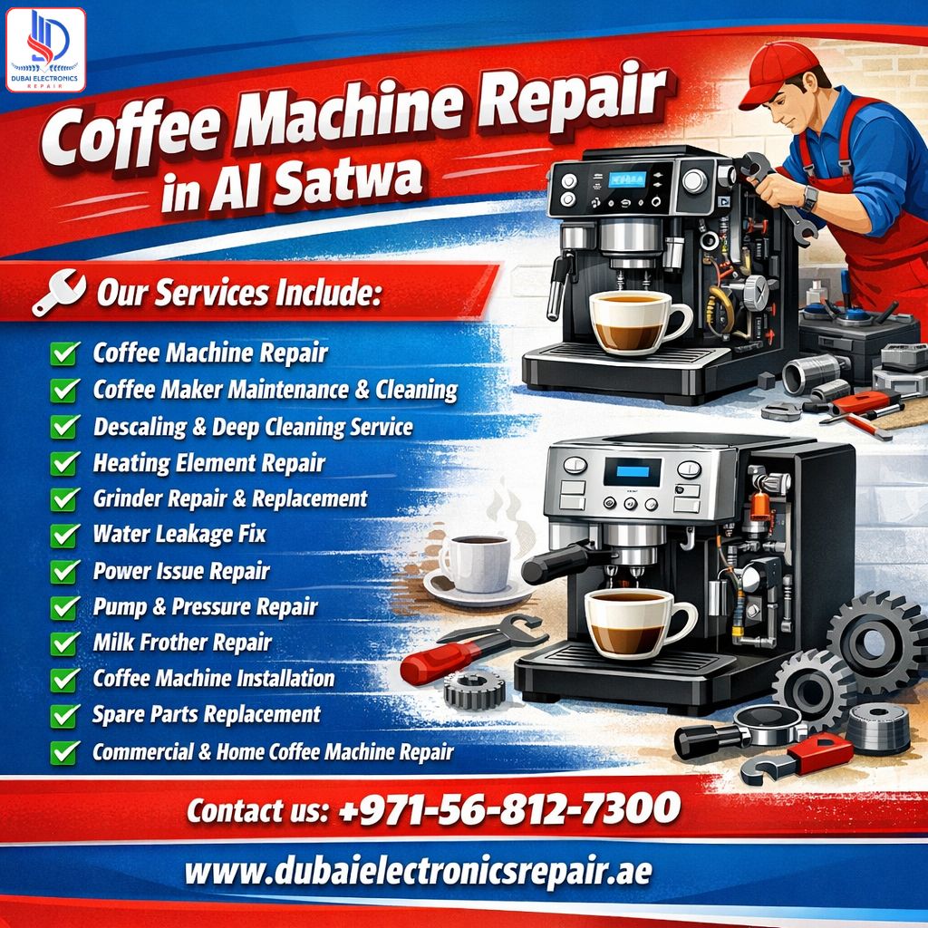 Coffee Machine Repair in Al Satwa