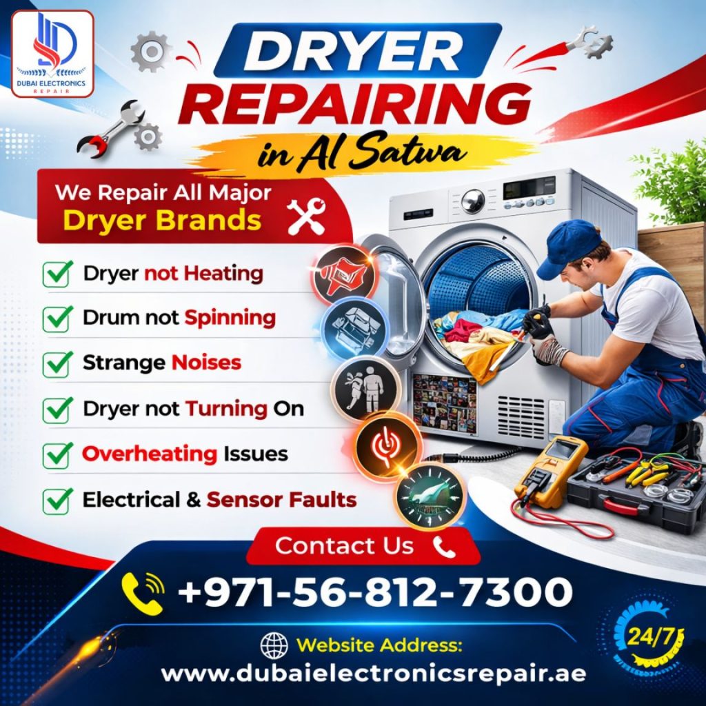 Dryer Repairing in Al Satwa