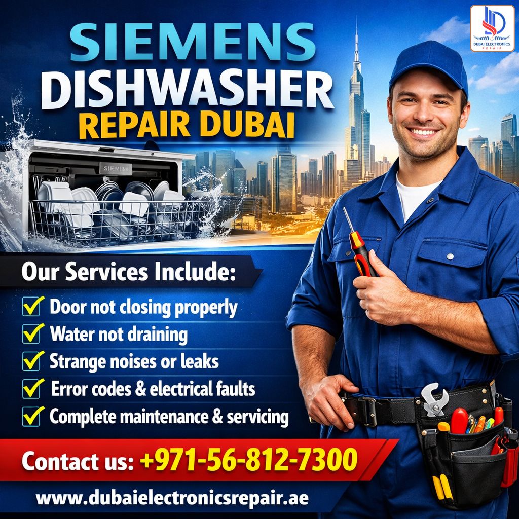Siemens Dishwasher Repair Dubai