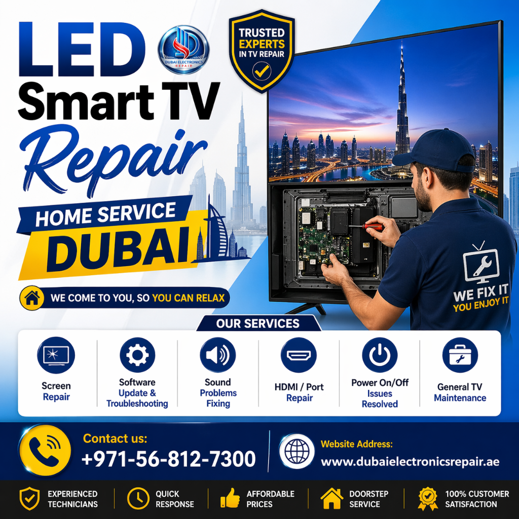 LED Smart TV Repair Home Service Dubai