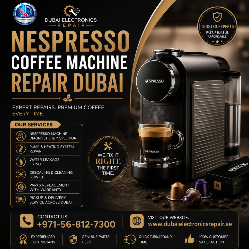 Nespresso Coffee Machine Repair Dubai