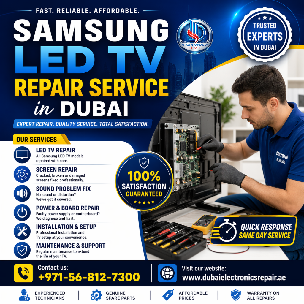 Samsung LED TV Repair Service in Dubai