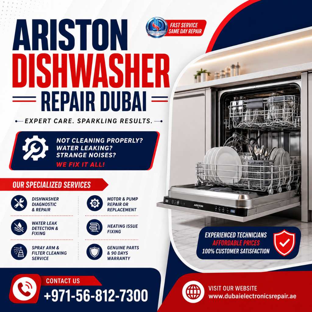 Ariston Dishwasher Repair Dubai