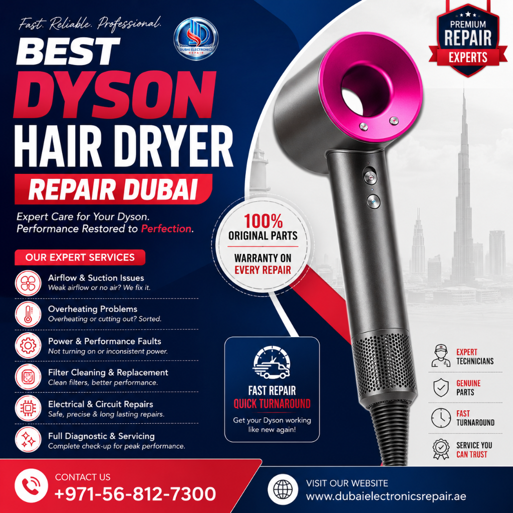Best Dyson Hair Dryer Repair Dubai