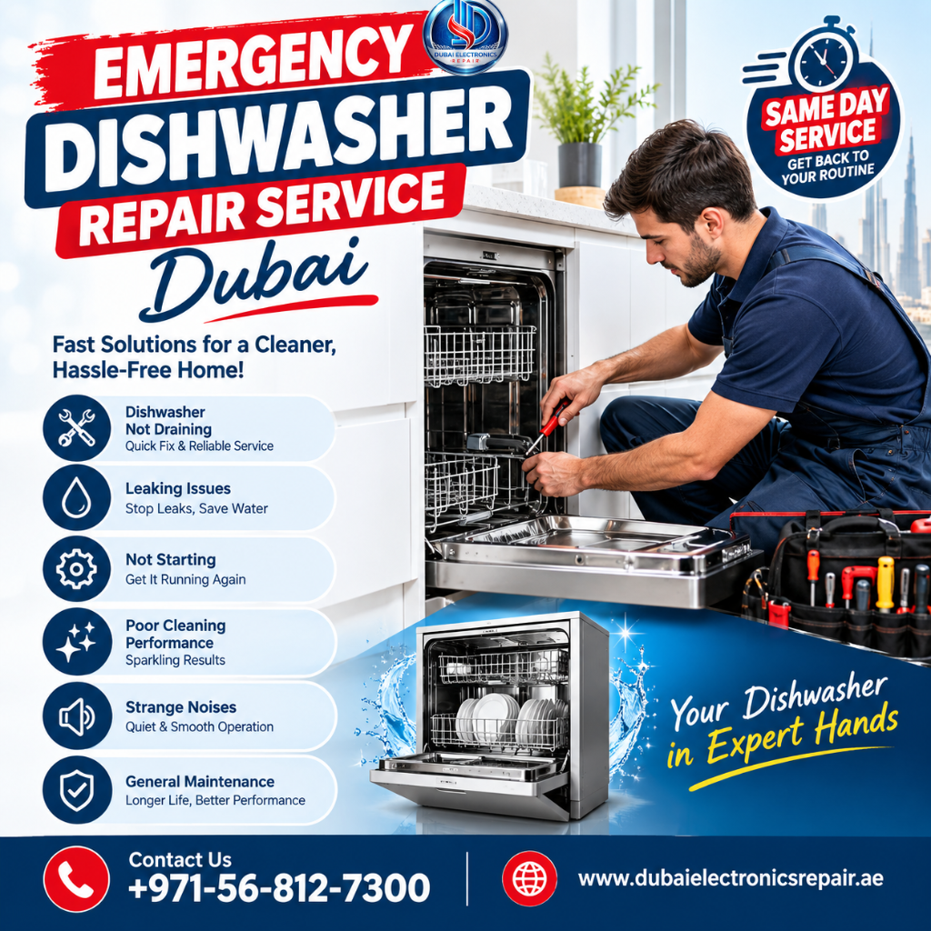 Emergency Dishwasher Repair Service Dubai