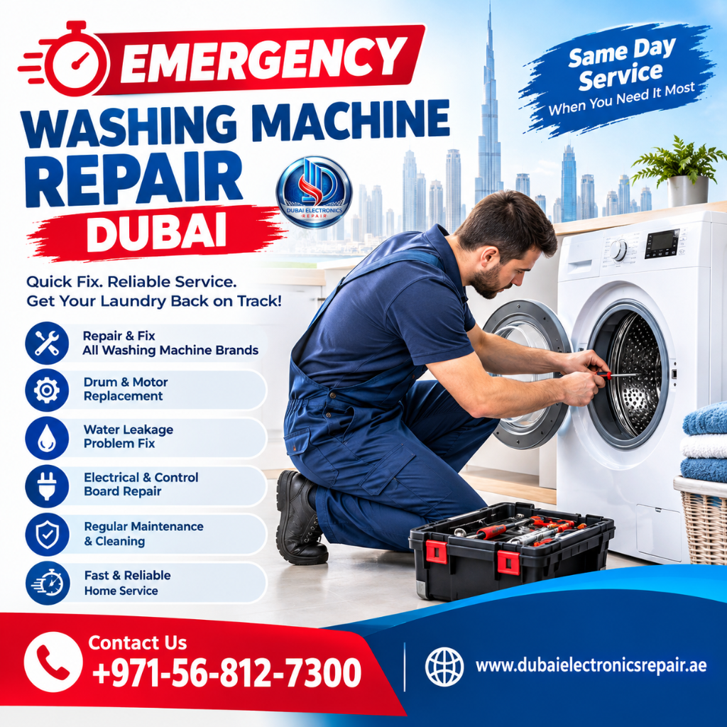 Emergency Washing Machine Repair Dubai