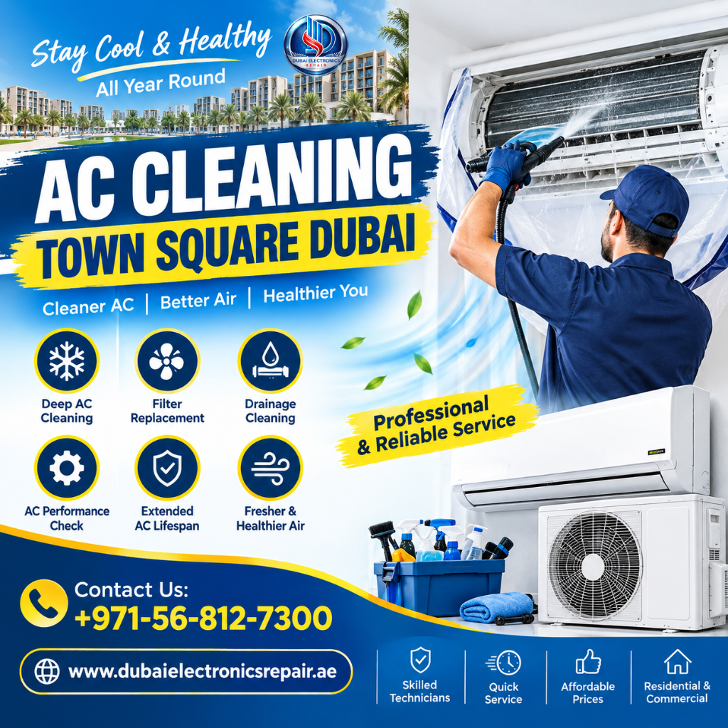 AC Cleaning Town Square Dubai
