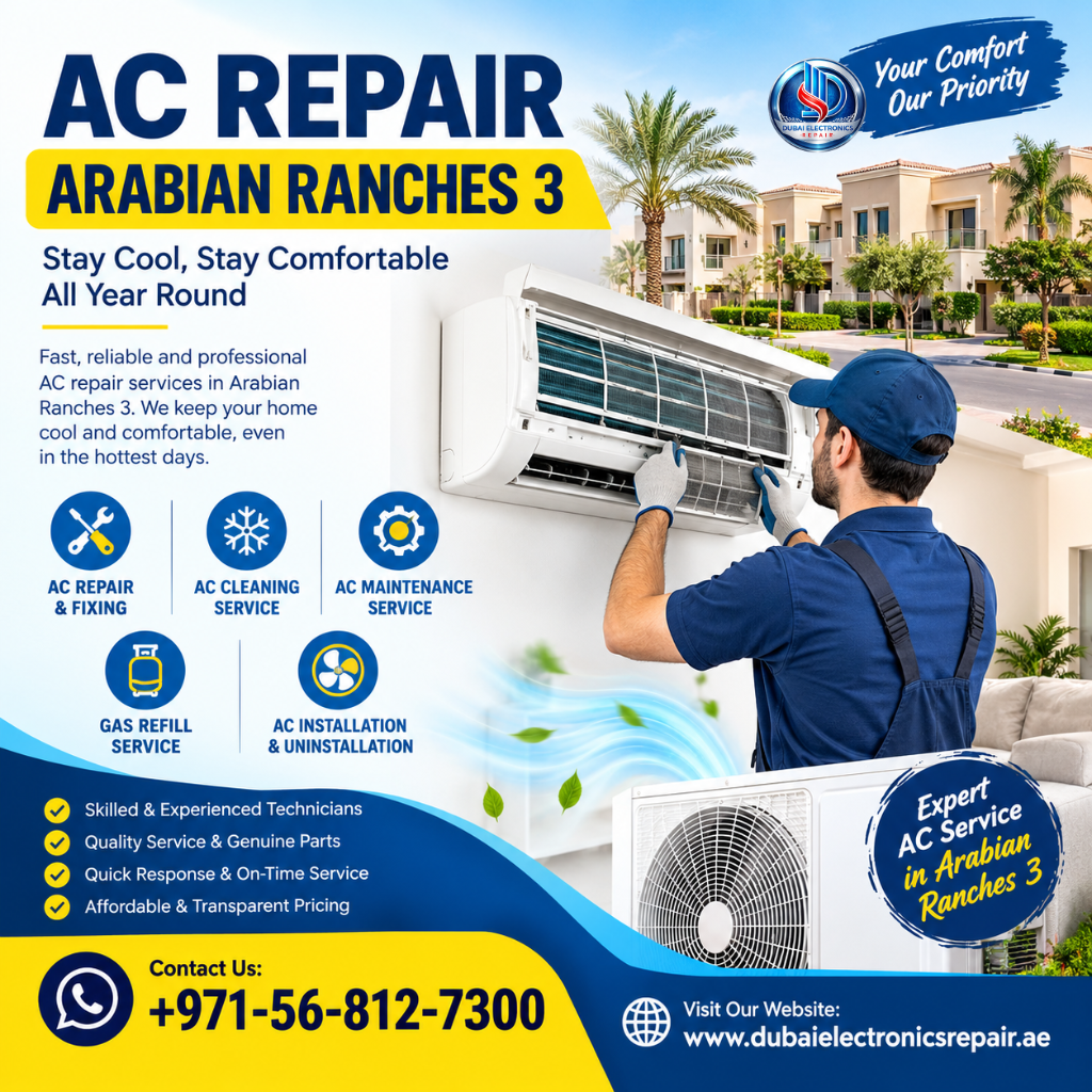 AC Repair Arabian Ranches 3